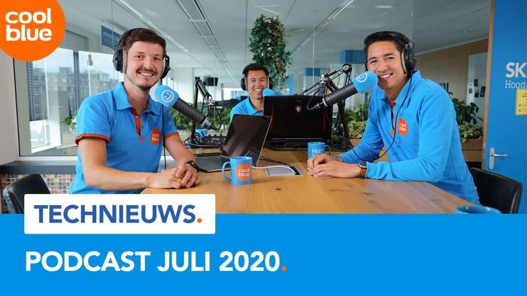 Bedrijf Coolblue met een podcast voor promotie.