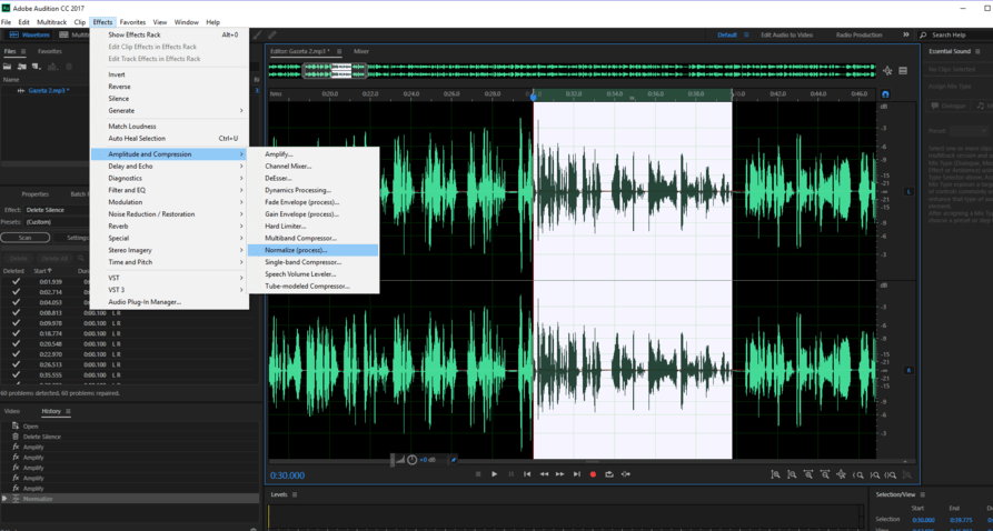 Podcast editor company uses adobe audition